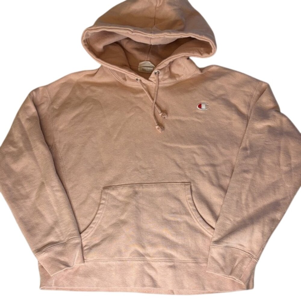 Champion Reverse Weave Hoodie Blush Pink – Women’s Size L